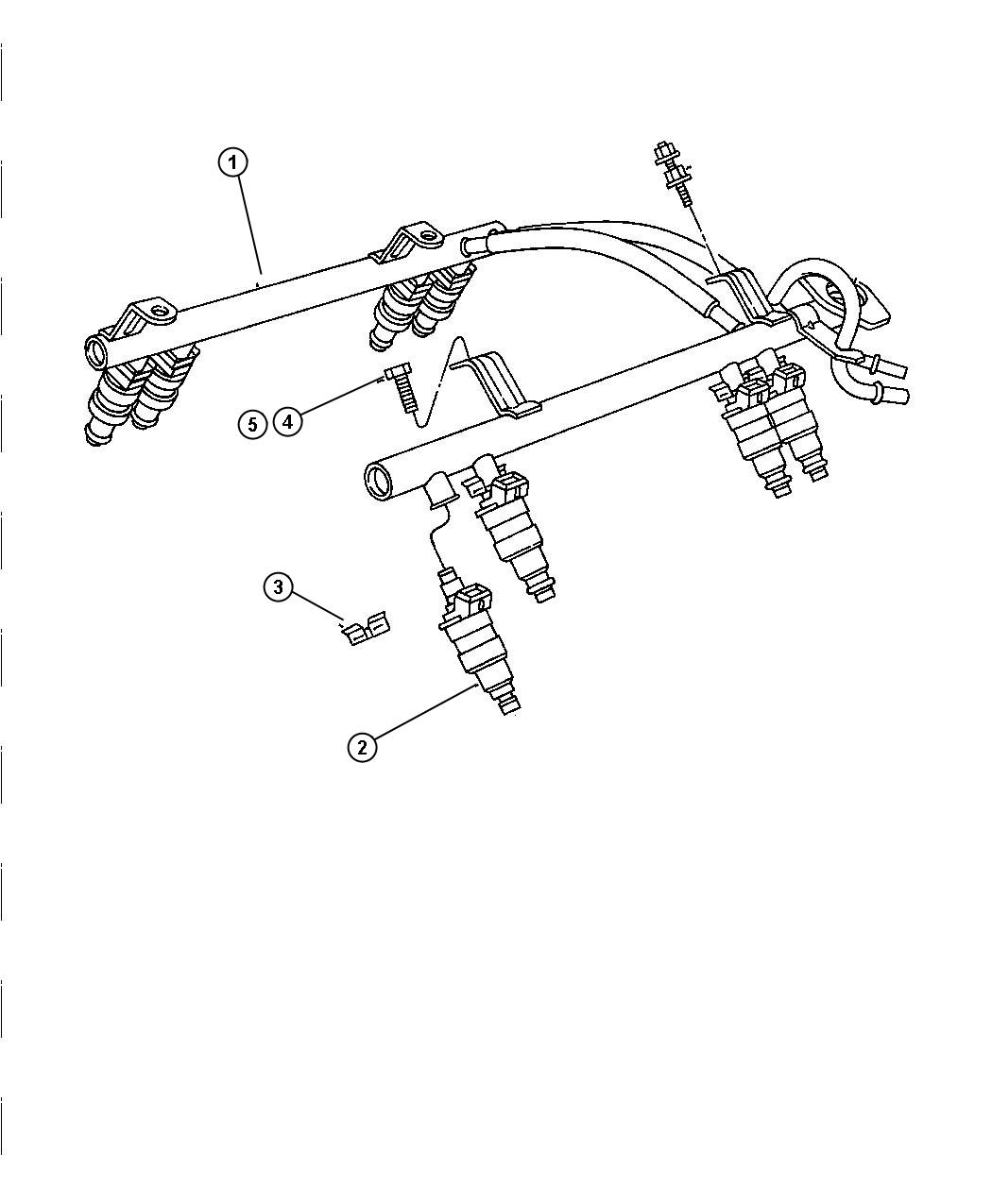 Diagram Fuel Rail. for your Jeep Grand Cherokee  