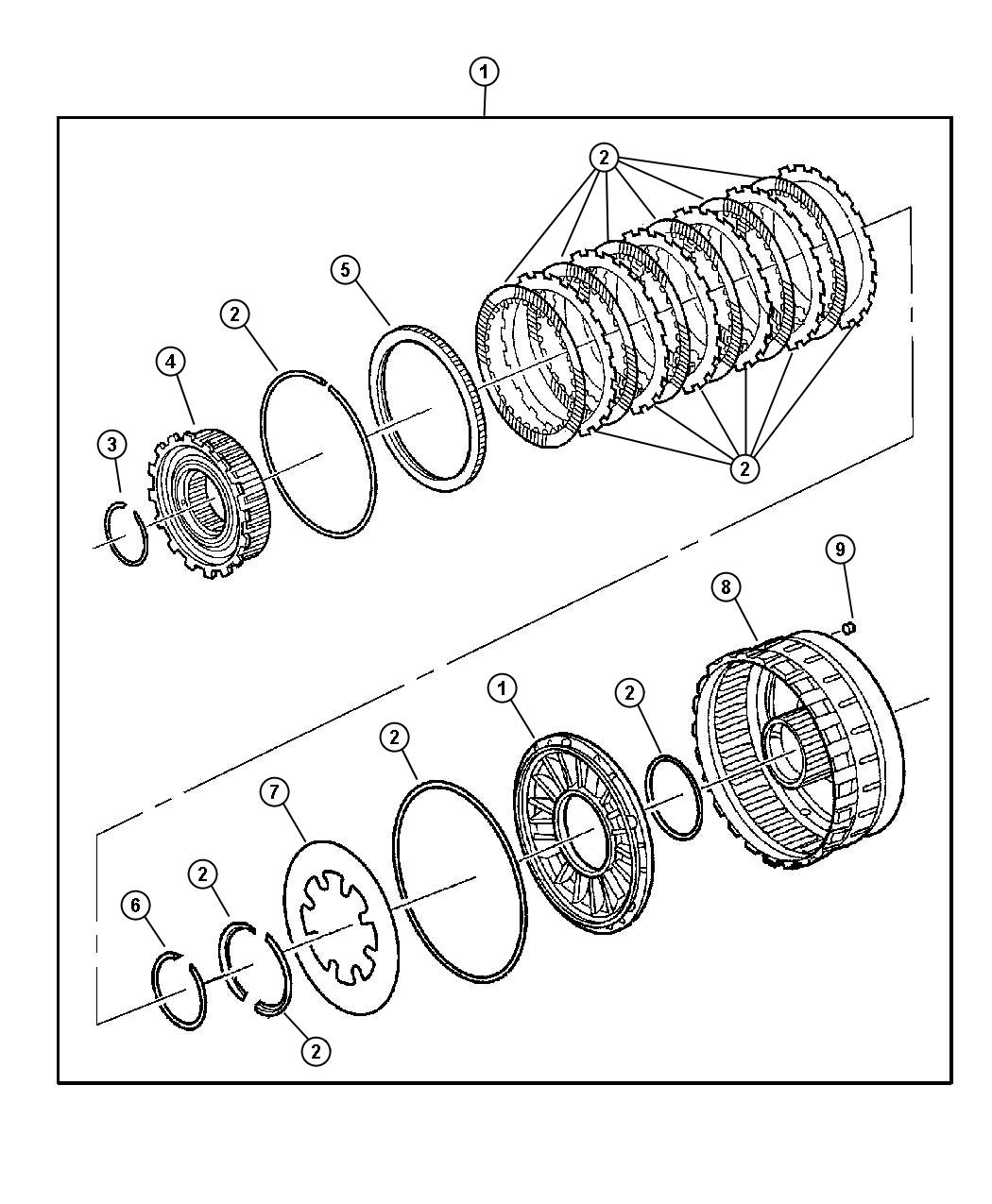 Diagram Low / Reverse Clutch. for your 2015 Ram 1500   