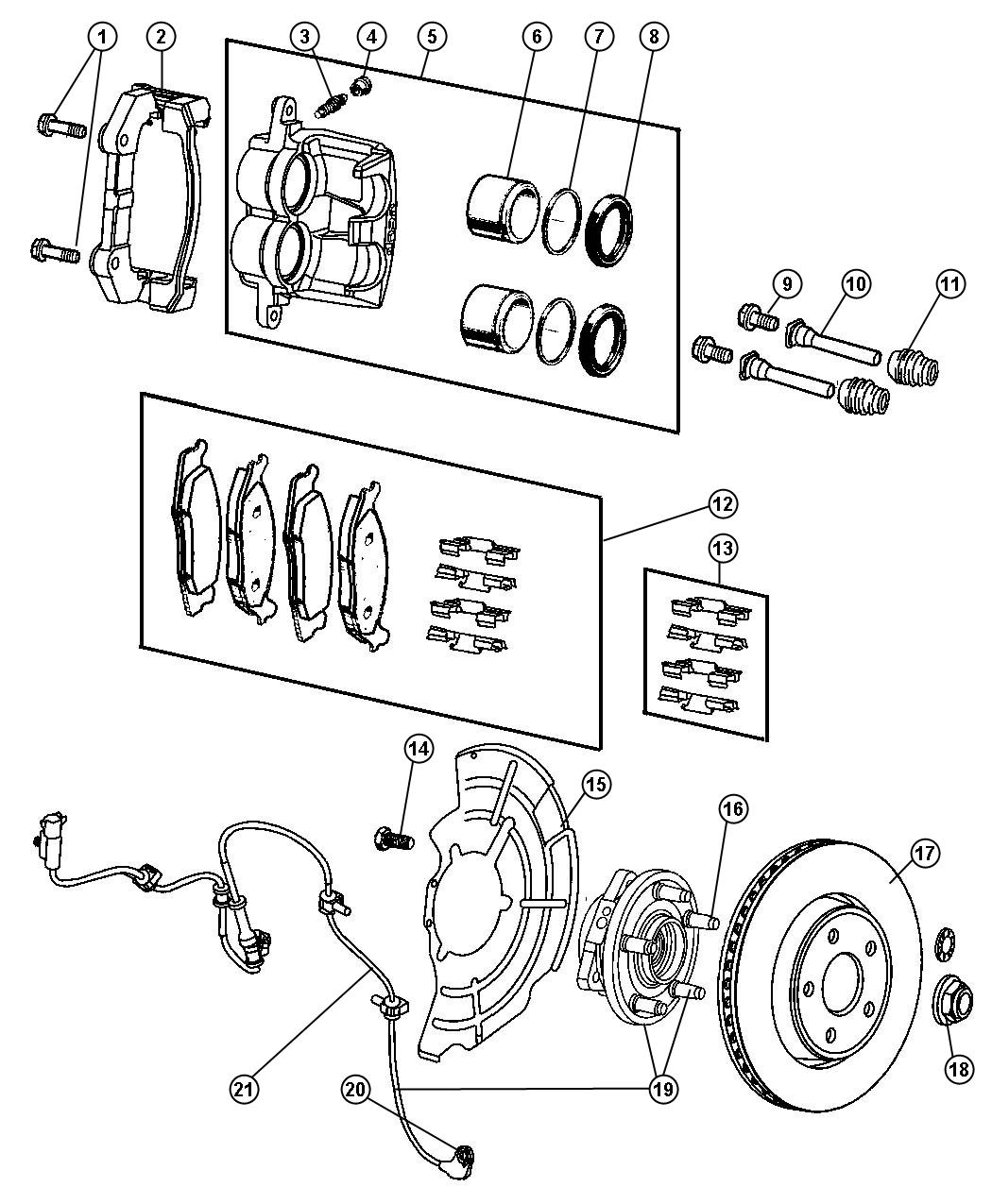 Front Disc. Diagram