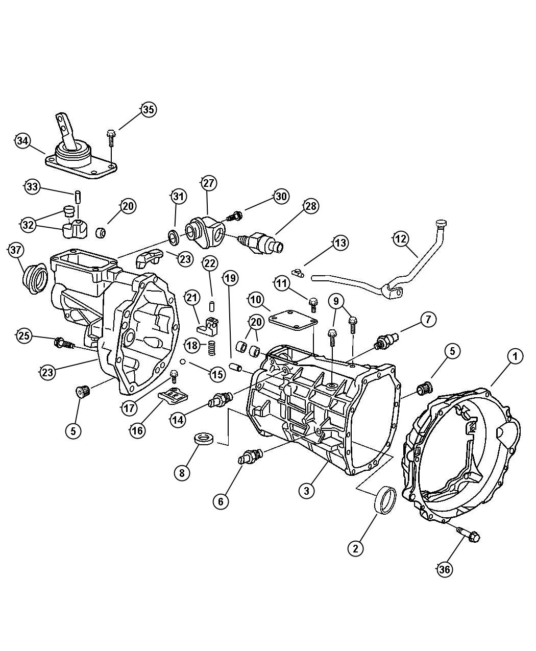 Diagram Case and Extension. for your 2013 Ram 3500  SLT CREW CAB 