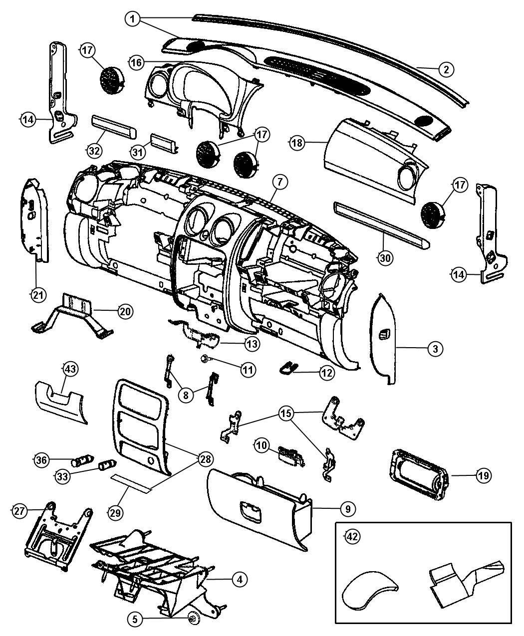 Instrument Panel. Diagram