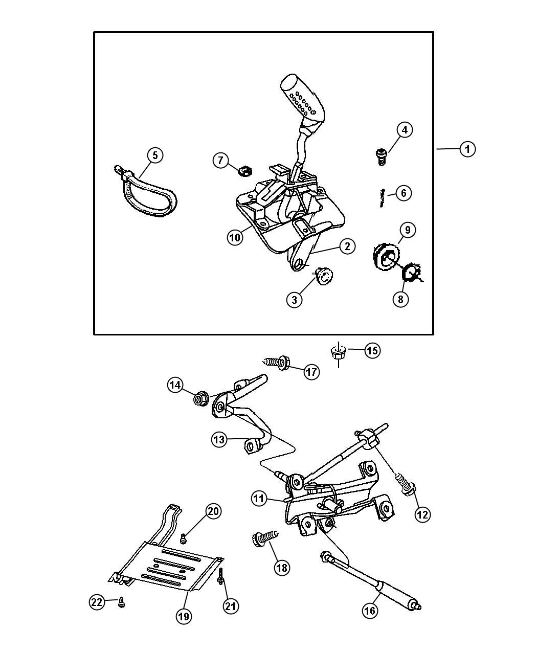 Jeep Wrangler Shifter Parts