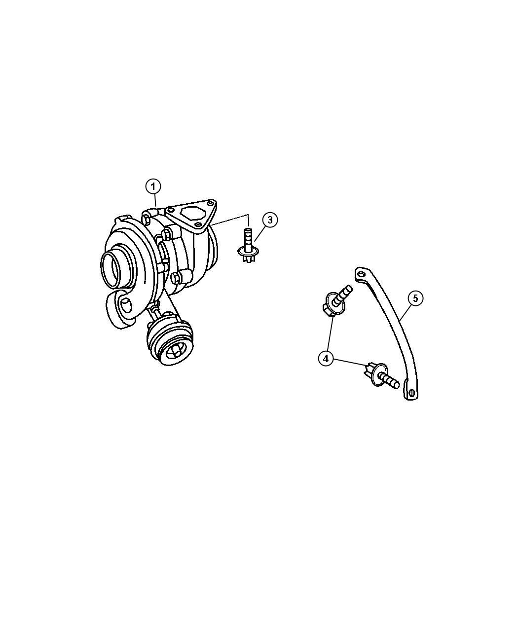 Diagram Turbo Charger. for your 2004 Chrysler 300  M 