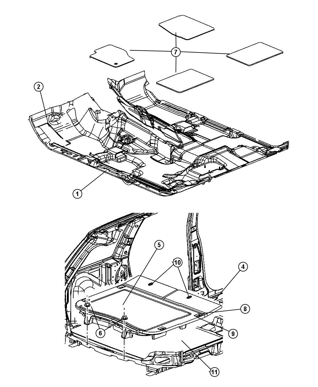 Diagram Carpet. for your Jeep