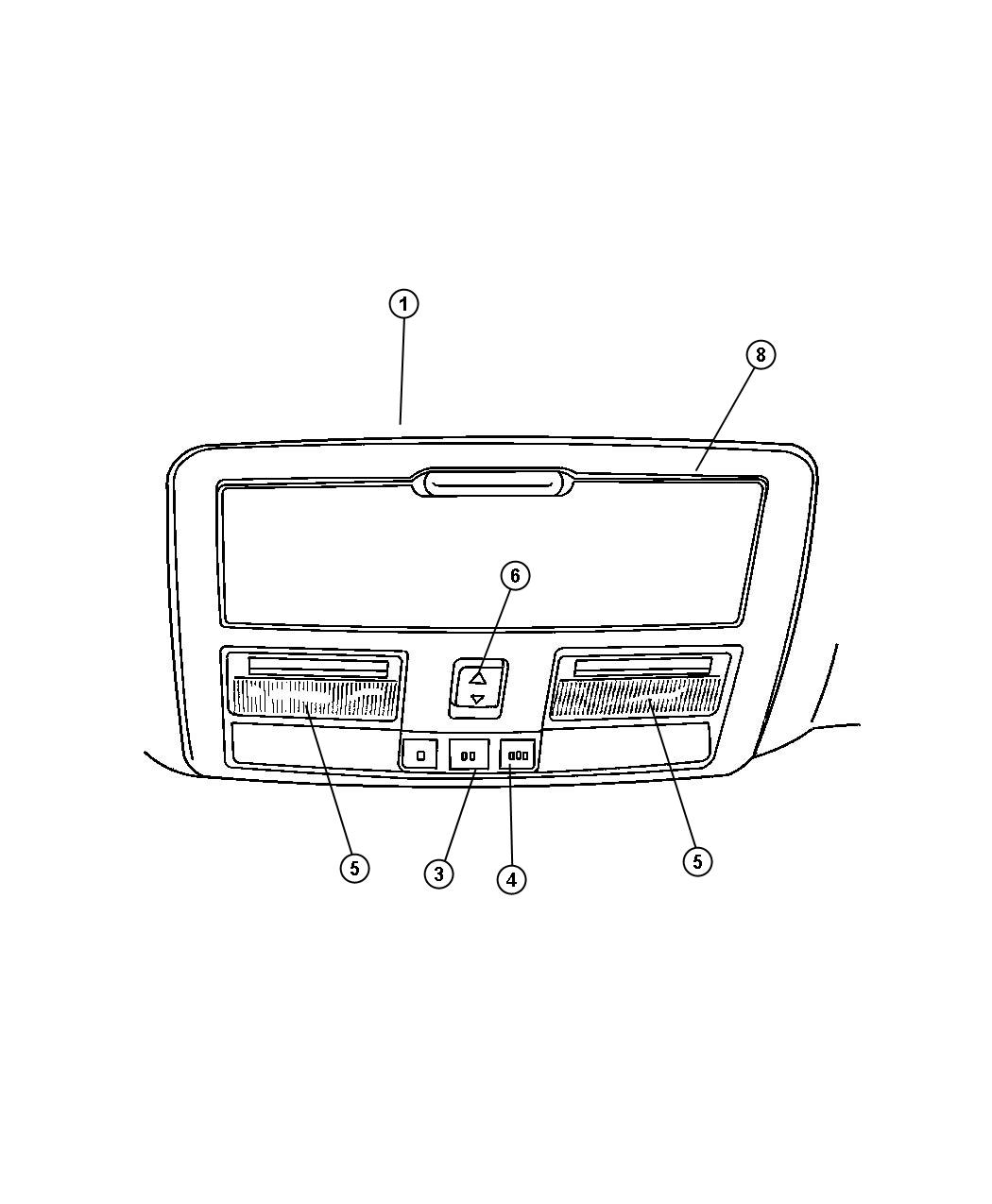 Console, Overhead. Diagram