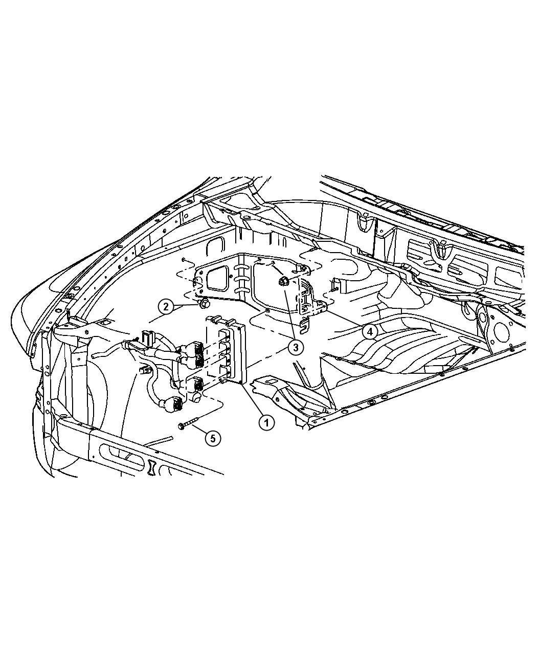 Diagram Powertrain Control Modules. for your 2000 Dodge Ram 2500   