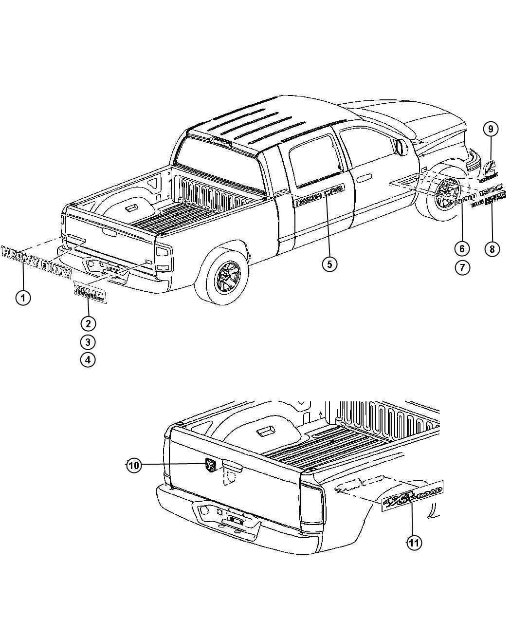 Diagram Nameplates. for your 1999 Chrysler 300  M 