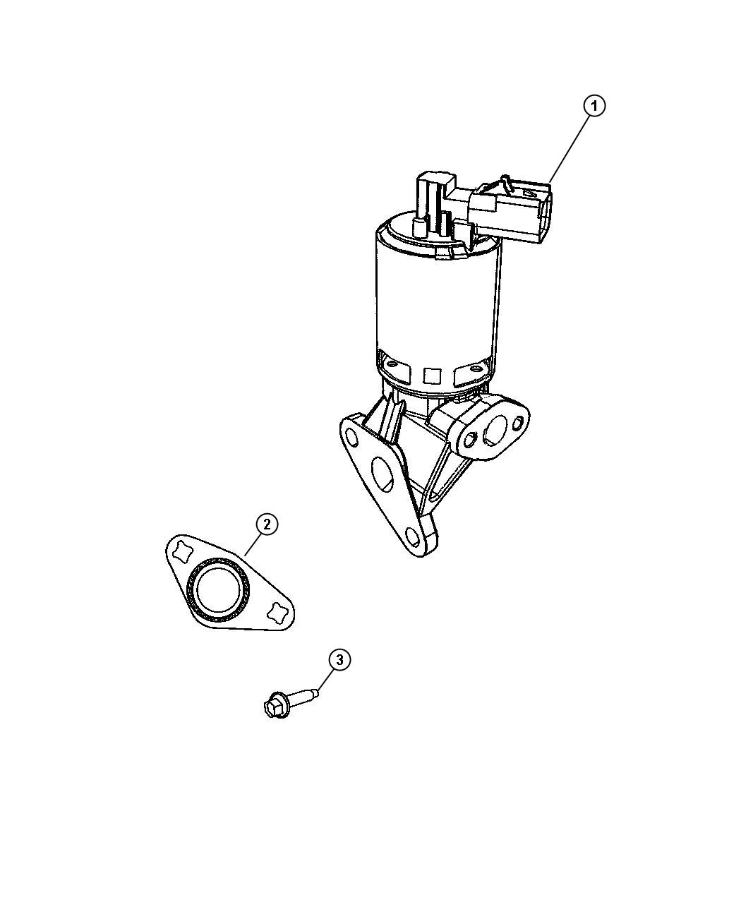 Diagram EGR System. for your Jeep Grand Cherokee  