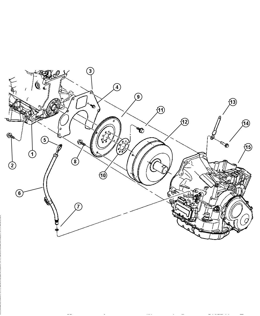 Diagram Transaxle Mounting and Related Parts. for your 2012 Chrysler 200   