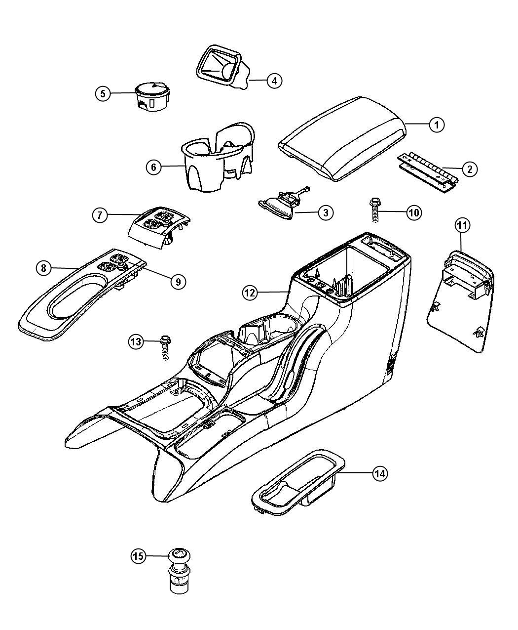 Console, Floor. Diagram