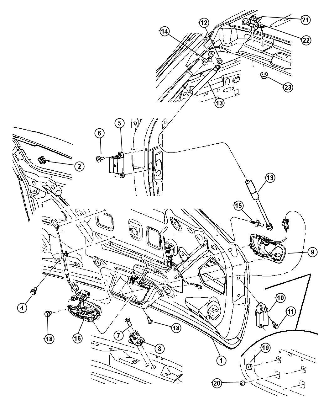 Lifgate Panel. Diagram