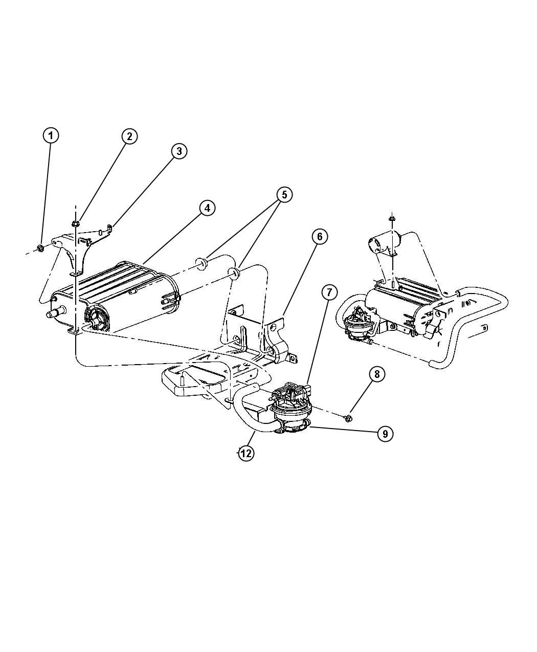 Diagram Leak Detection Pump. for your Dodge