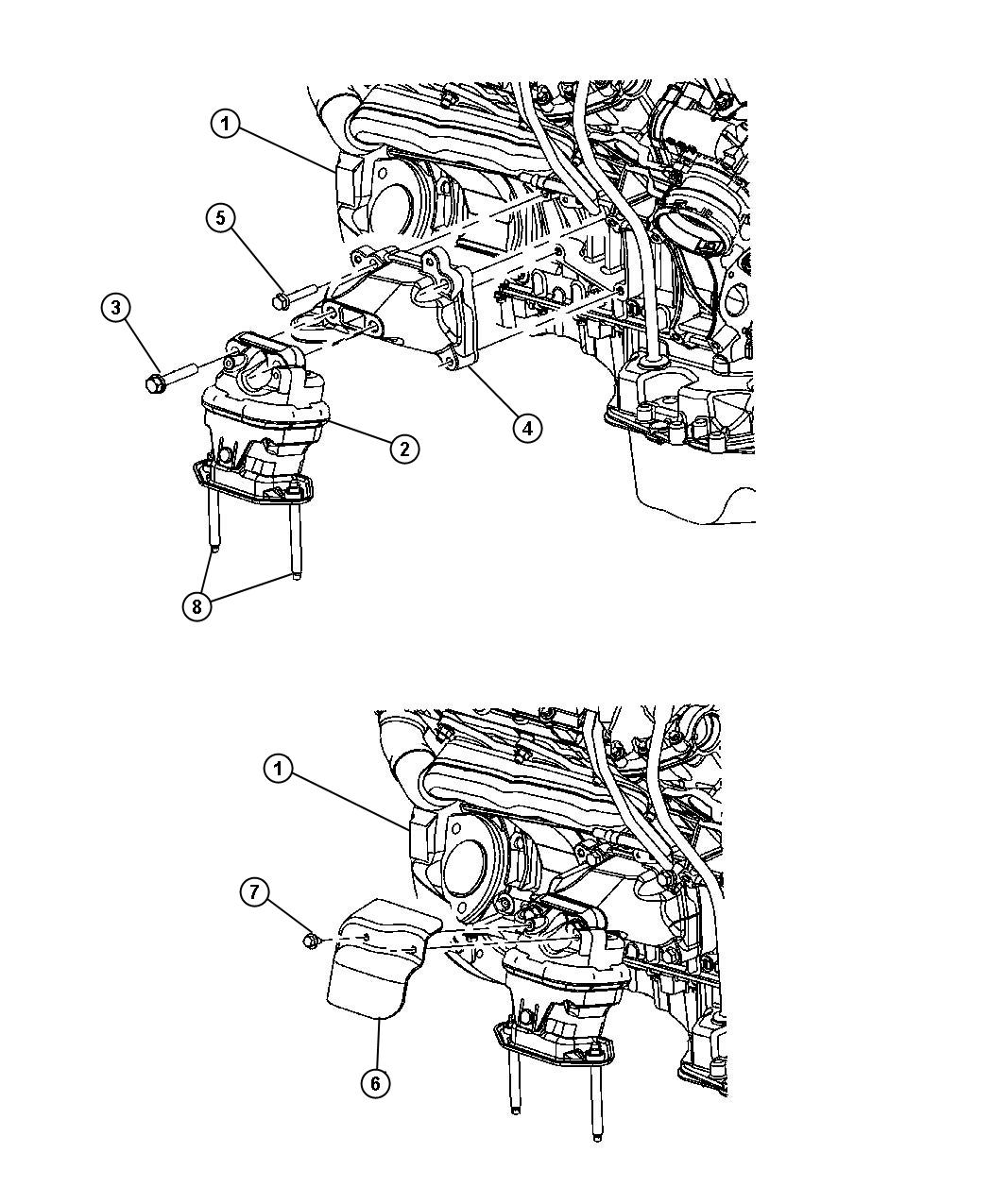 Mounts, Front. Diagram