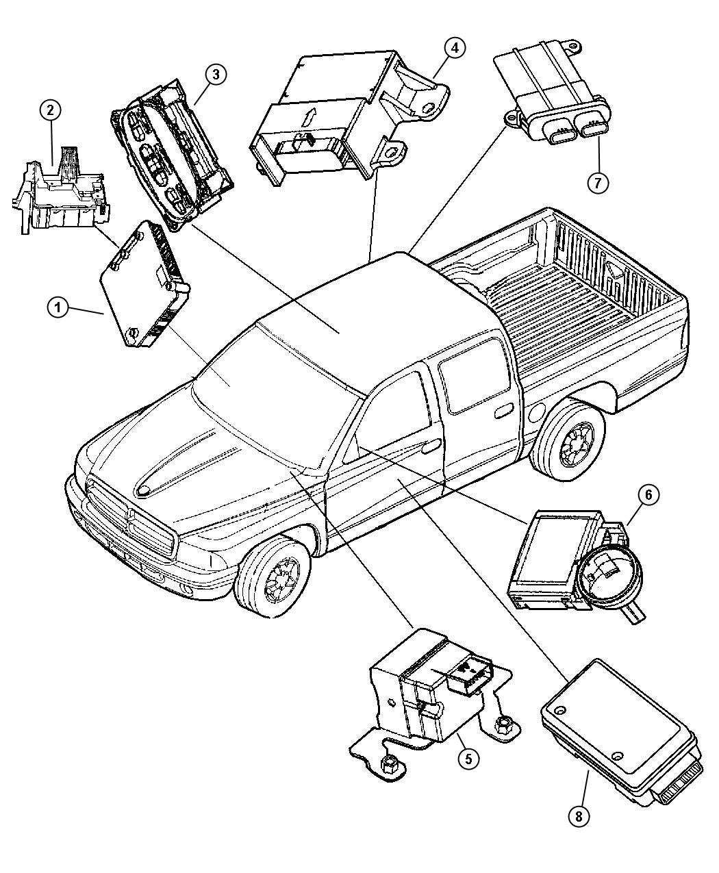 Diagram Modules. for your Dodge Charger  