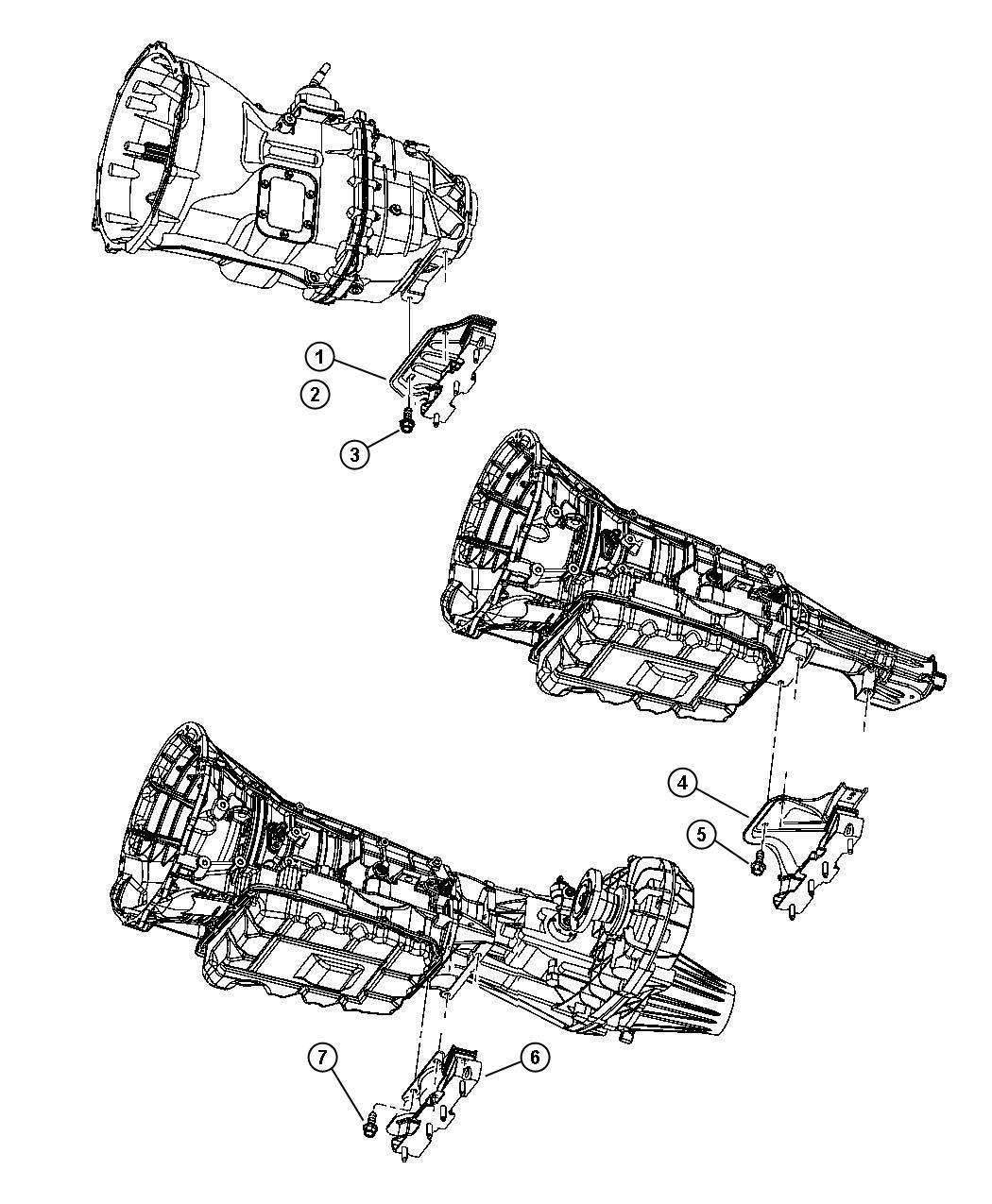 Diagram Mounts, Transmission. for your 2004 Chrysler 300  M 