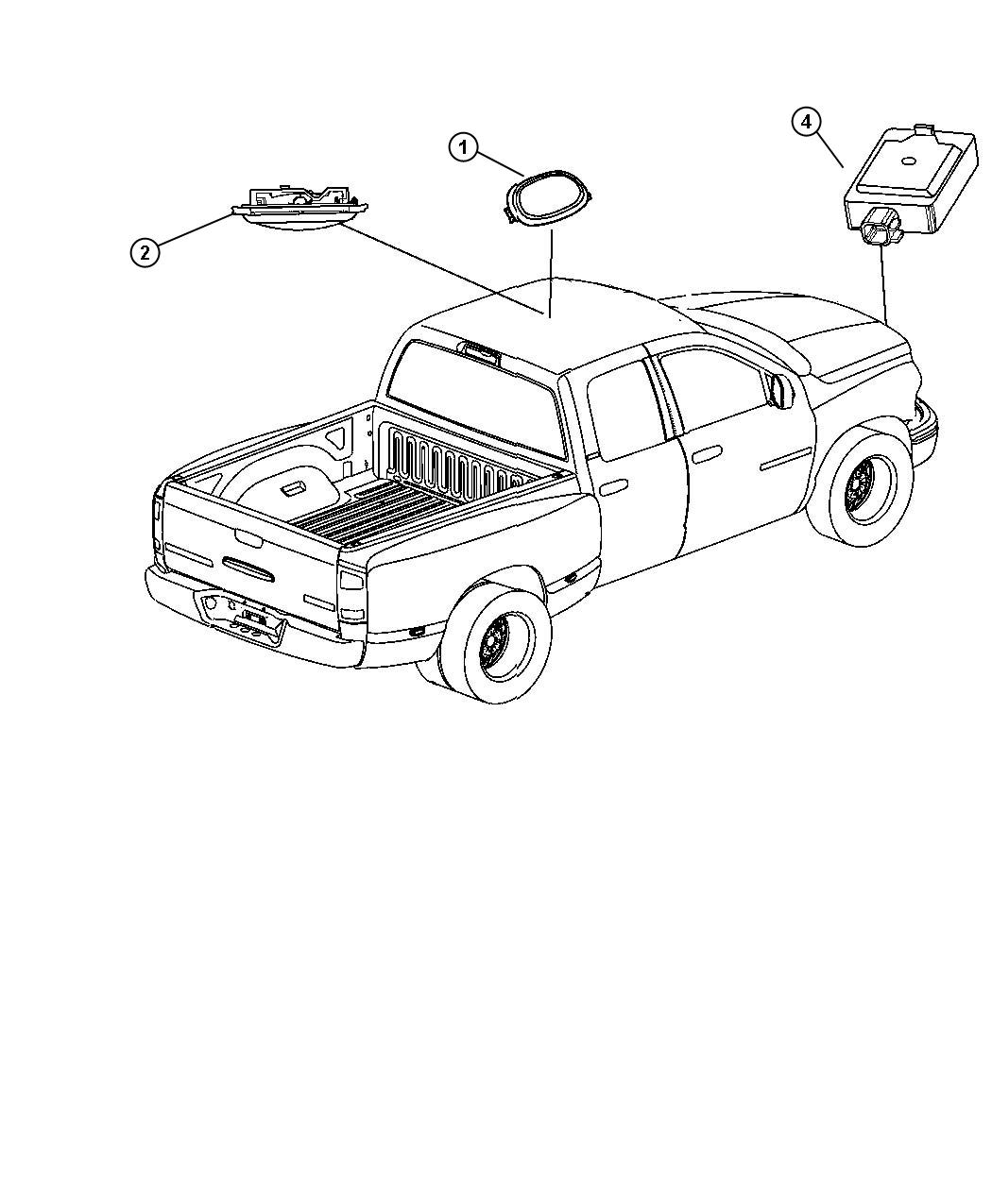 Diagram Lamps Courtesy. for your 2006 Dodge Ram 1500   