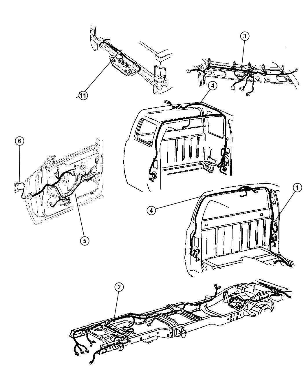 Diagram Wiring - Body and Accesories. for your 2009 Dodge Ram 1500   