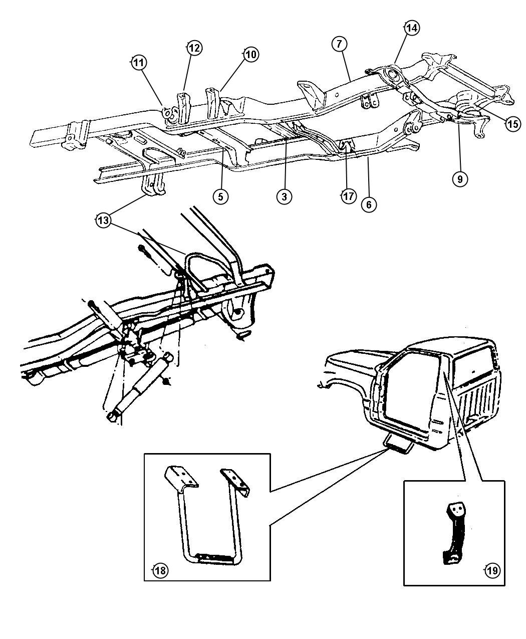 Diagram Frame. for your 2003 Chrysler 300  M 