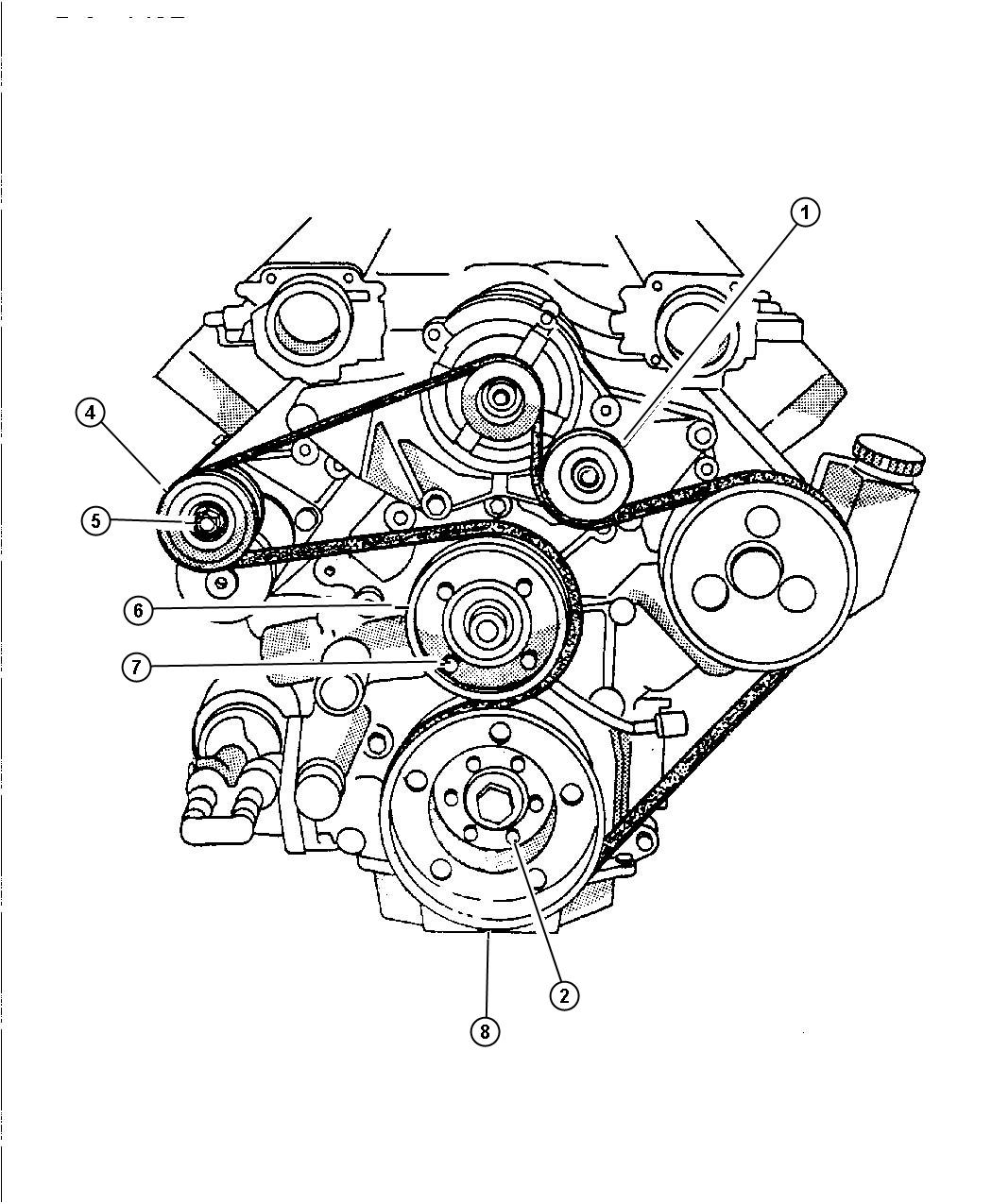 Diagram Pulleys, Drive. for your 2001 Chrysler 300 M  