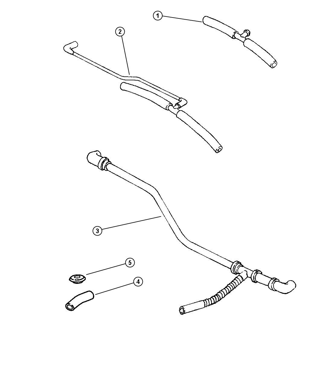 Diagram Crankcase Ventilation 8.0L Engine. for your 2011 Dodge Grand Caravan   