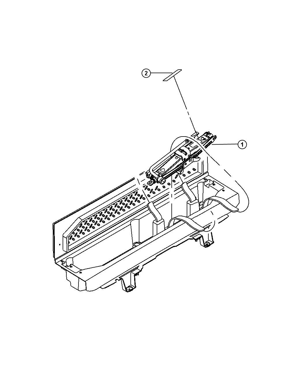 Diagram Rear Cargo and Storage. for your 1999 Chrysler 300  M 