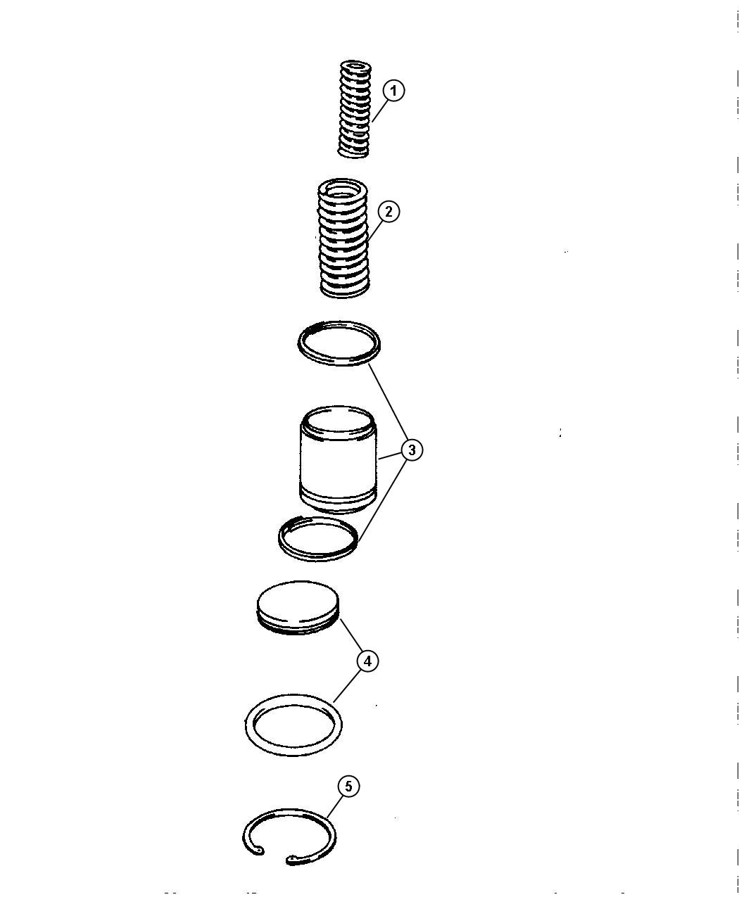 Diagram Accumulator Piston and Springs. for your Dodge Ram 1500  