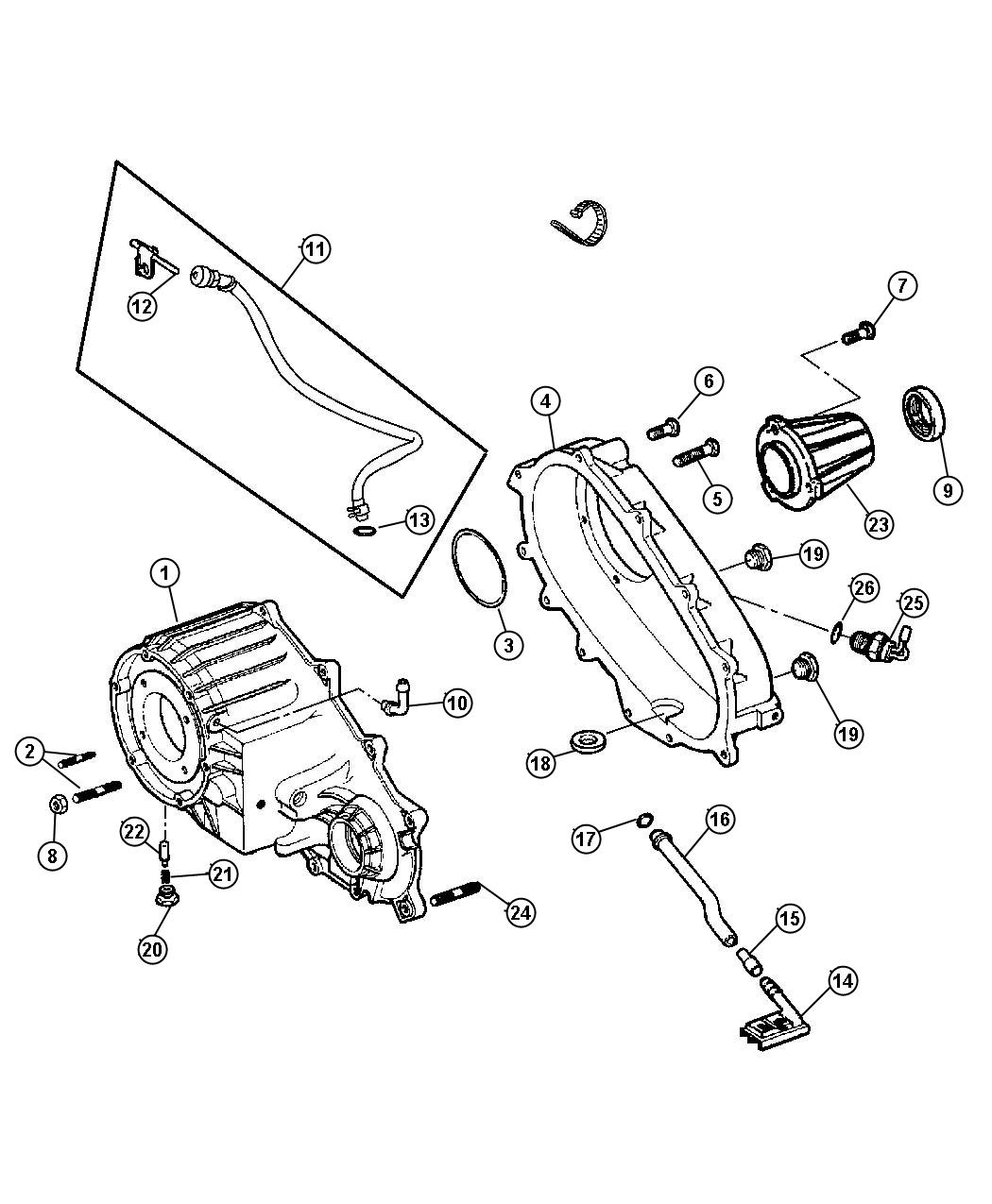 Jeep Liberty Switch. Transfer case. 5 position - 05083138AA | Jeep ...