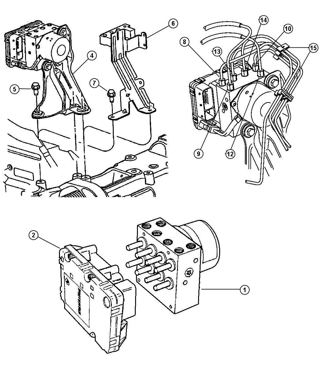 Diagram Anti Lock , Brake Control. for your Chrysler Town & Country  