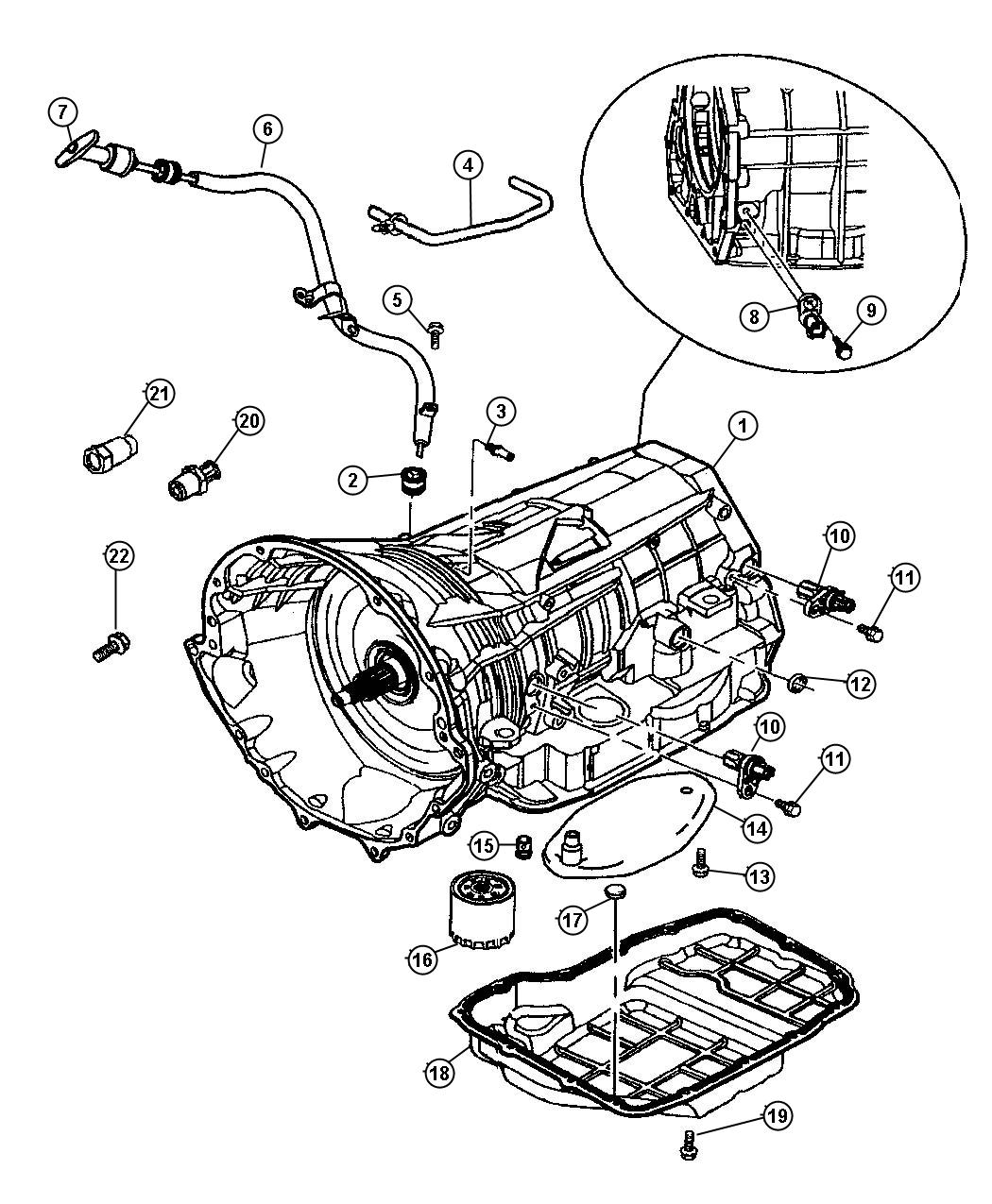 Diagram Case and Related Parts. for your Dodge Ram 1500  