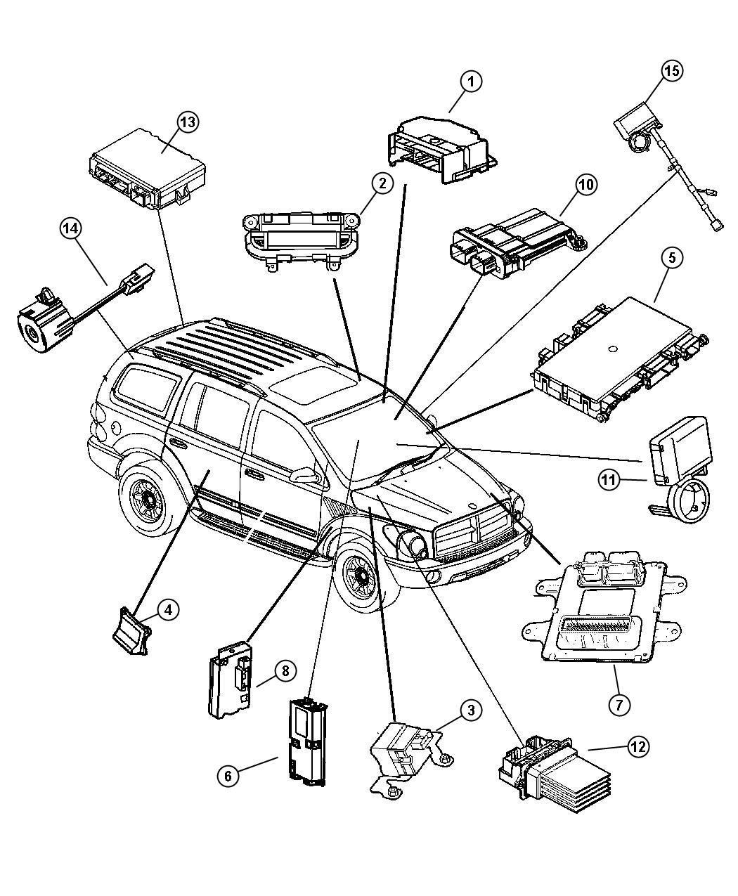 Diagram Modules. for your Dodge Charger  