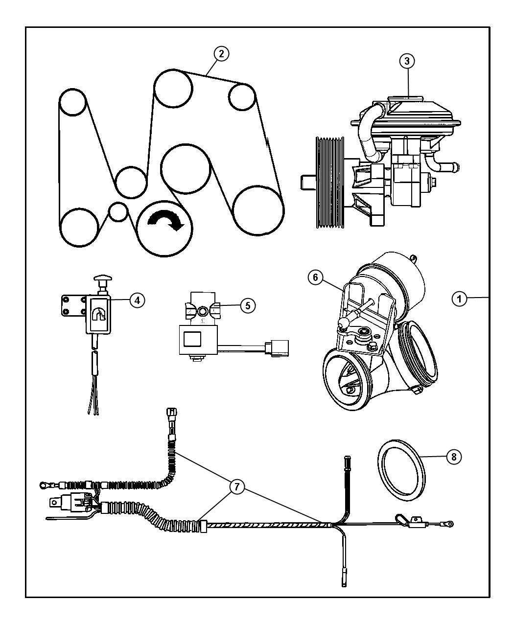 Diagram Diesel Exhaust Brake Kit. for your Dodge Ram 2500  