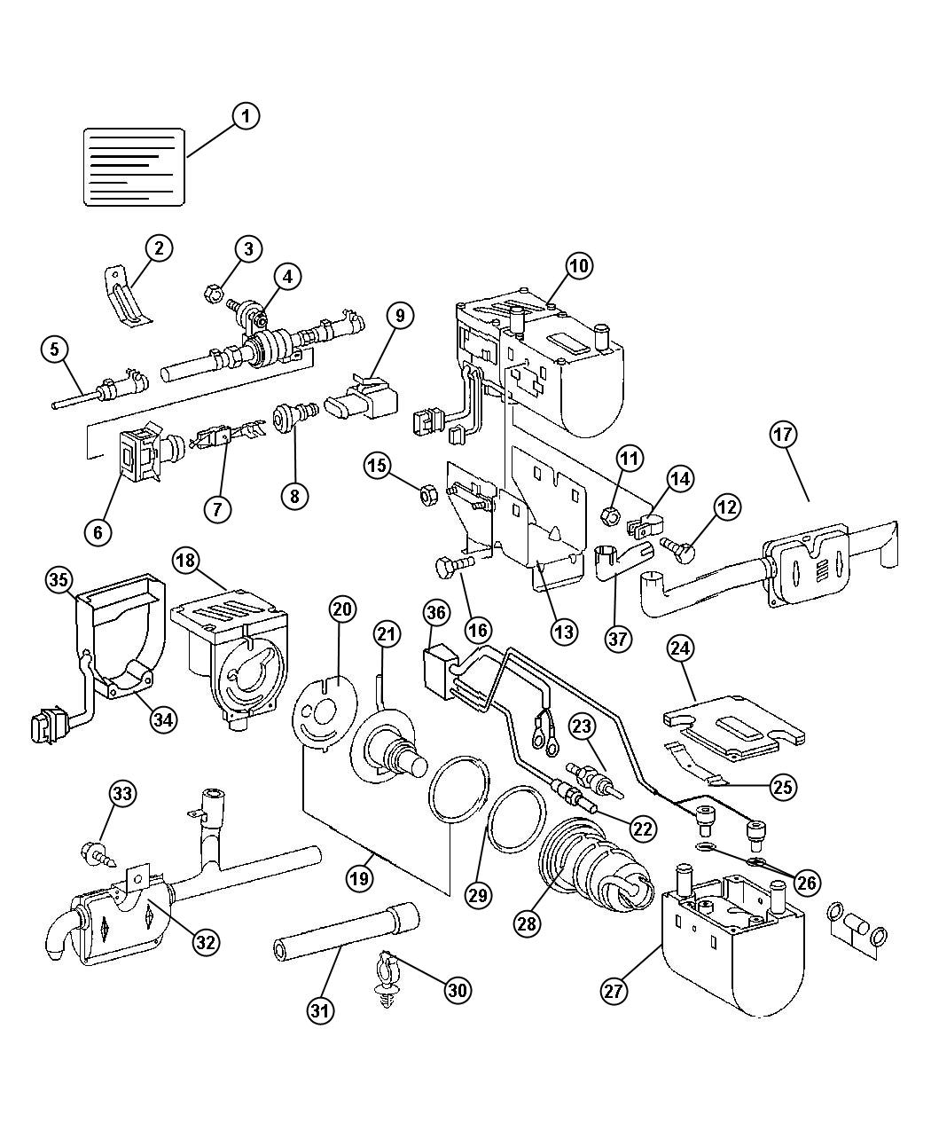 Diagram Auxiliary Warm Water Heater. for your Dodge SPRINTER  