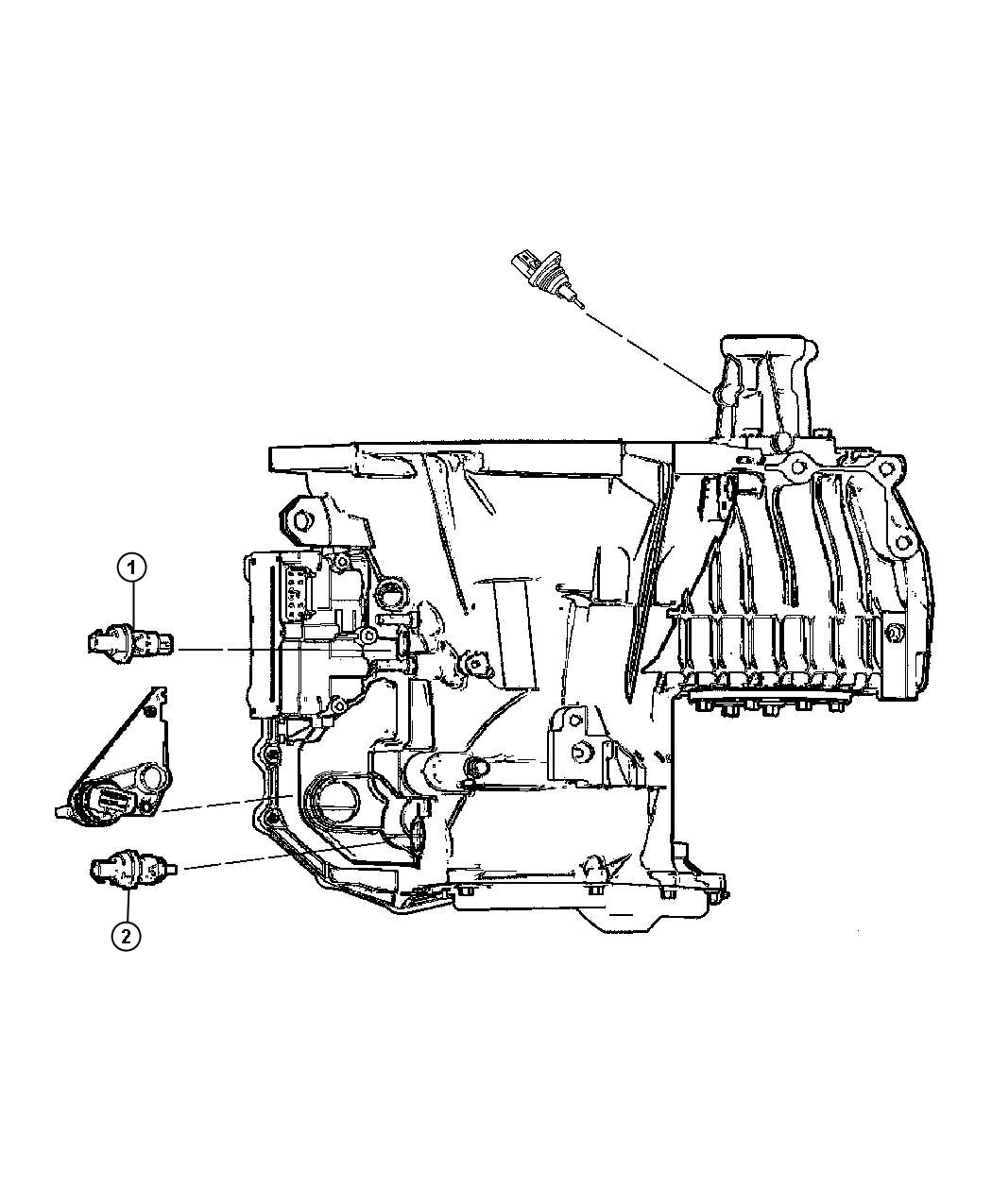 Diagram Sensors, Transmission. for your 2002 Dodge Ram 1500   