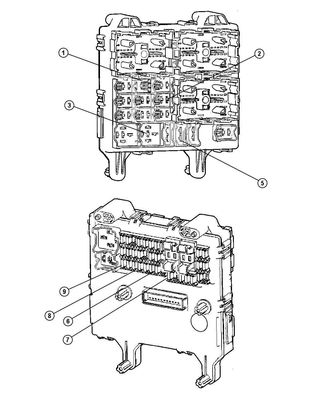 Diagram Junction Block, Relays, Circuit Breaker. for your Jeep Liberty  