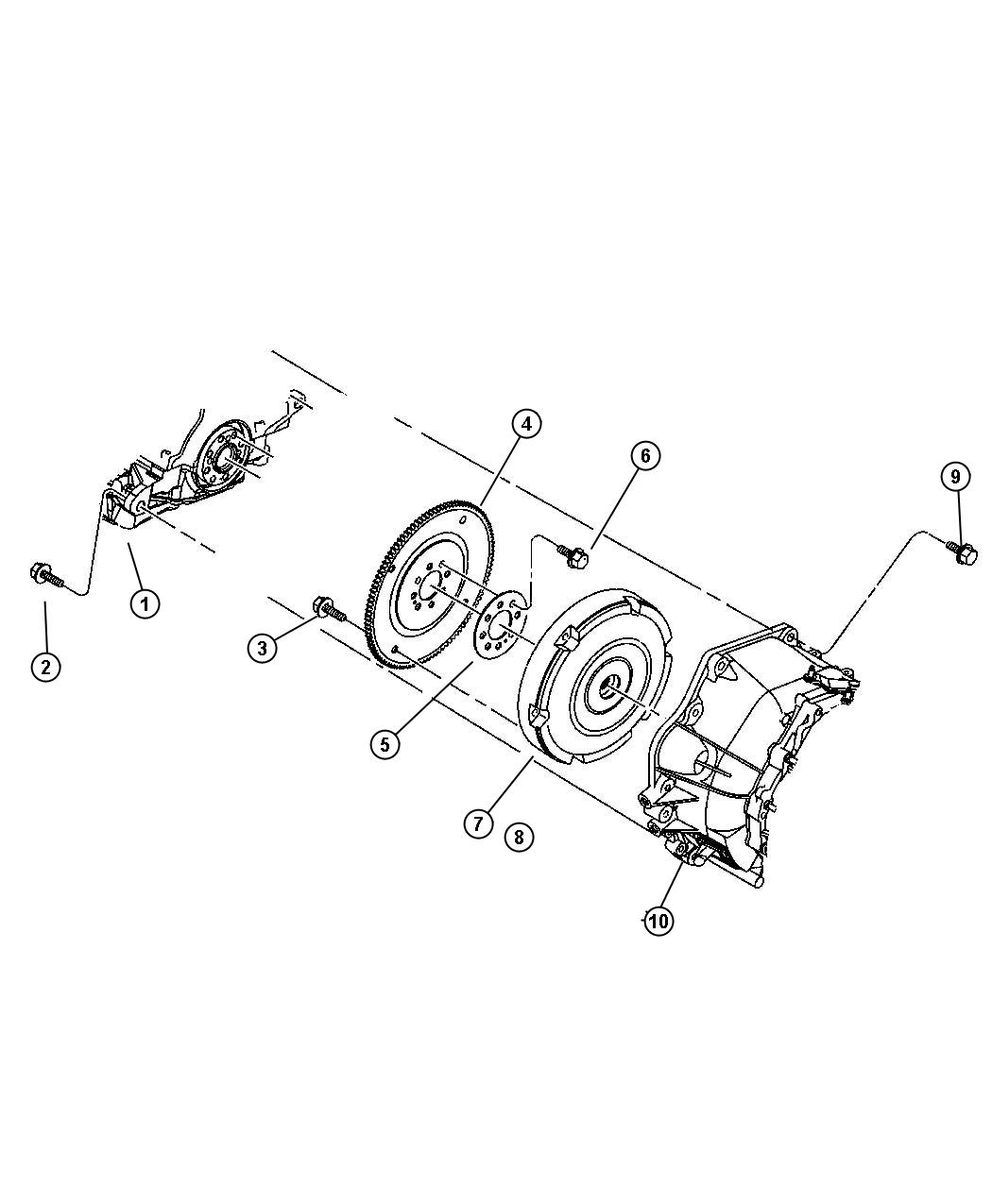 Diagram Transaxle Assembly. for your Dodge Caliber  