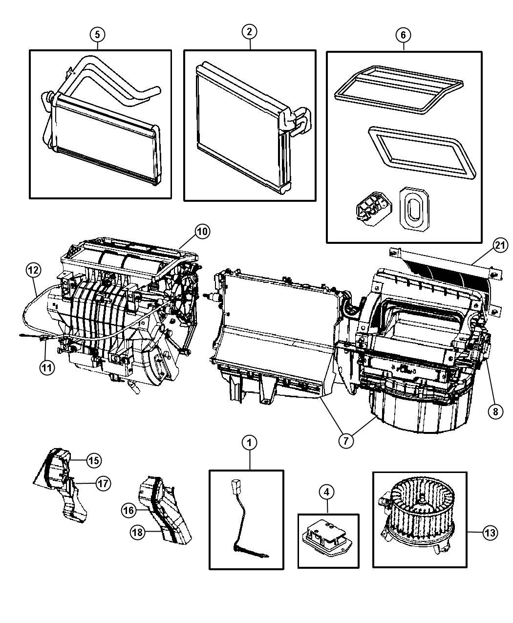 Diagram Air Conditioning Unit. for your Jeep Patriot  