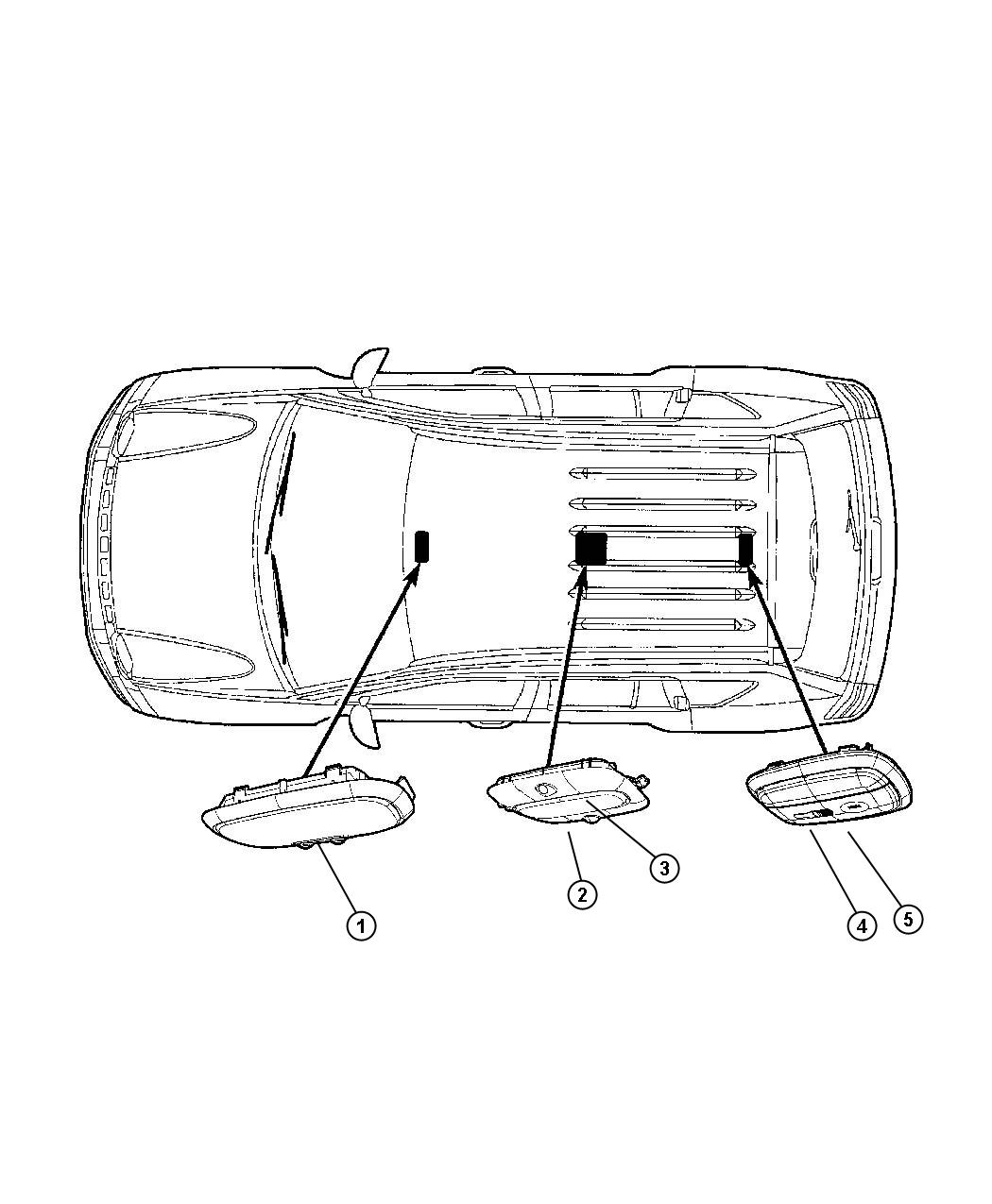 Diagram Courtesy Lamps. for your 2007 Jeep Patriot   