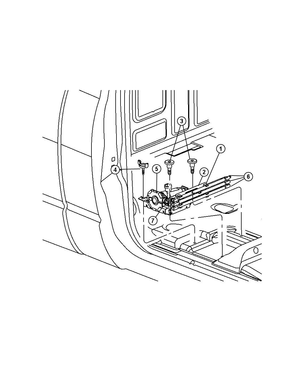 Diagram Jack and Stowage. for your 2012 Ram 1500   