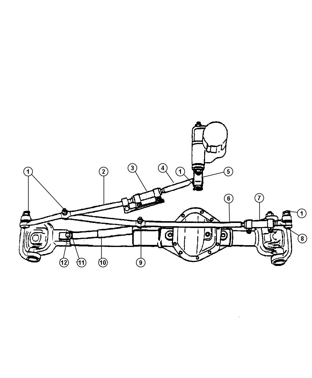 Diagram Linkage, Steering. for your 1998 Dodge Ram 3500   