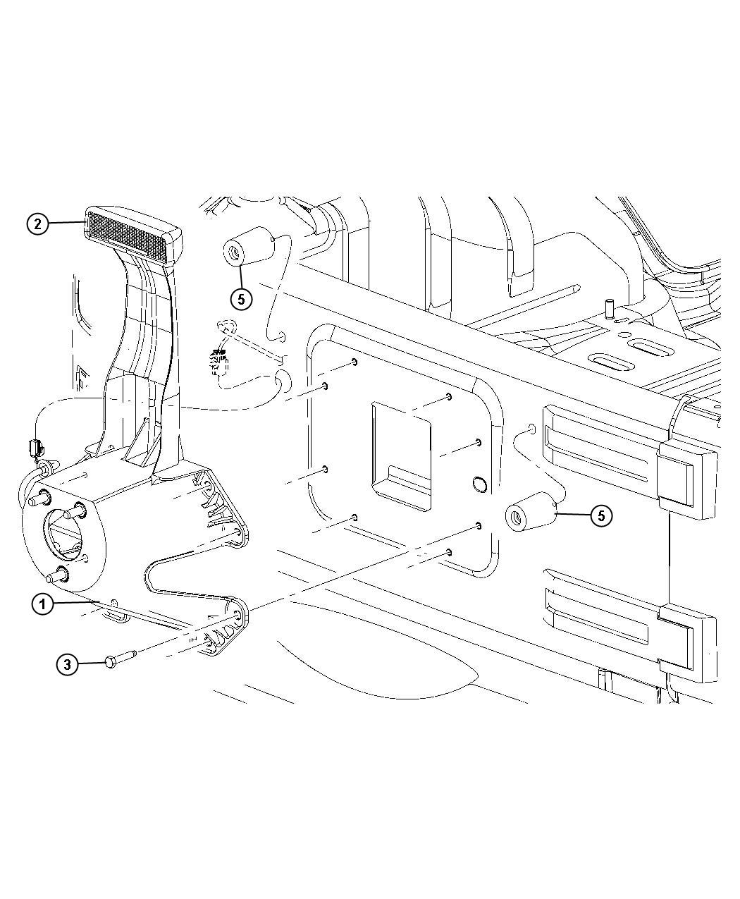 Diagram Wheel, Spare Tailgate Mounted. for your 1997 Jeep Wrangler   