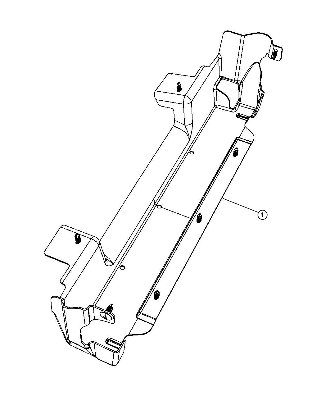 Diagram Seals, A/C Condenser. for your 2007 Jeep Wrangler  Unlimited Rubicon 