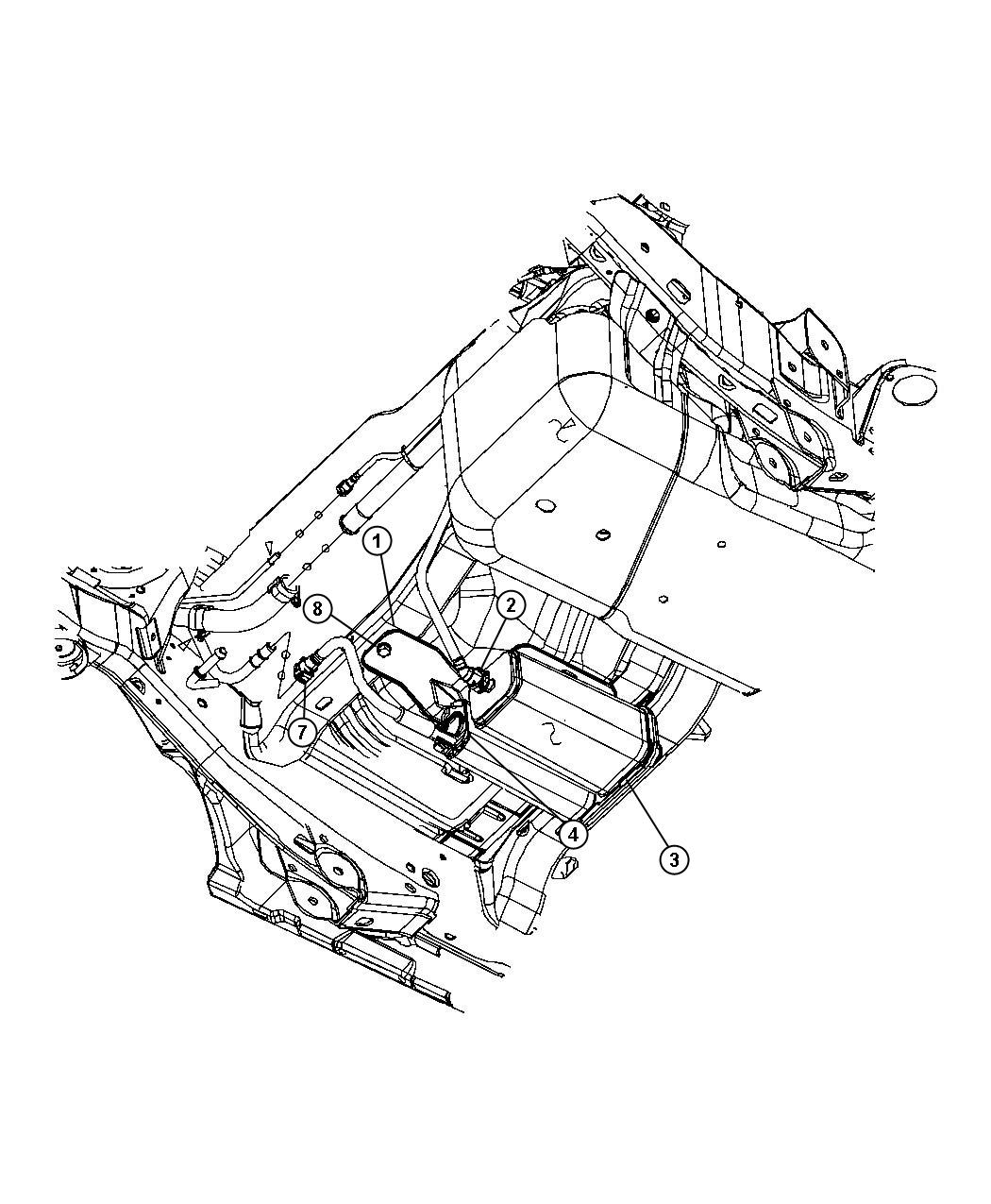 Diagram Vacuum Canister, 3.8L (EGT),. for your Dodge Ram 1500  