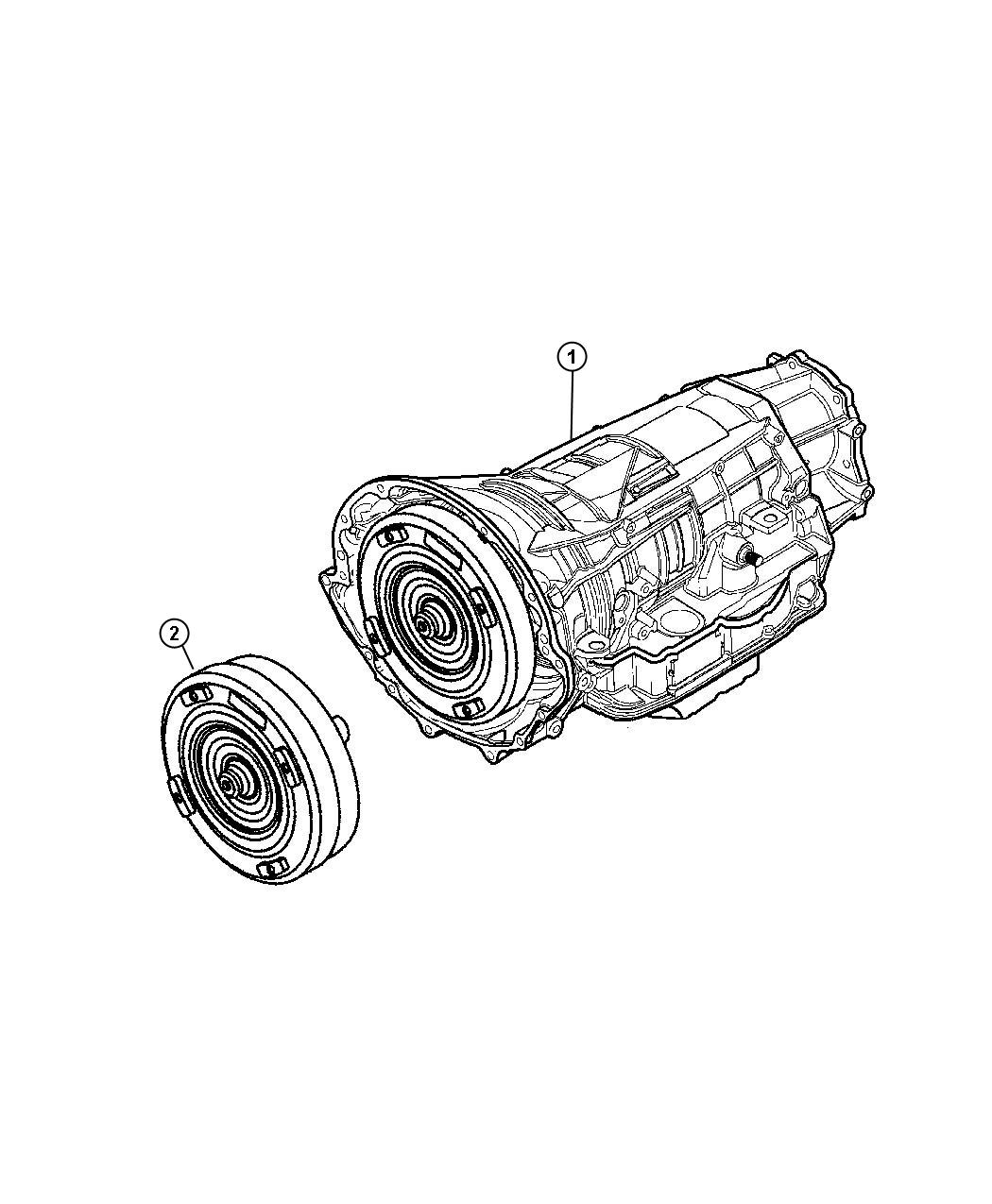 Diagram Assembly, Transmission. for your Dodge