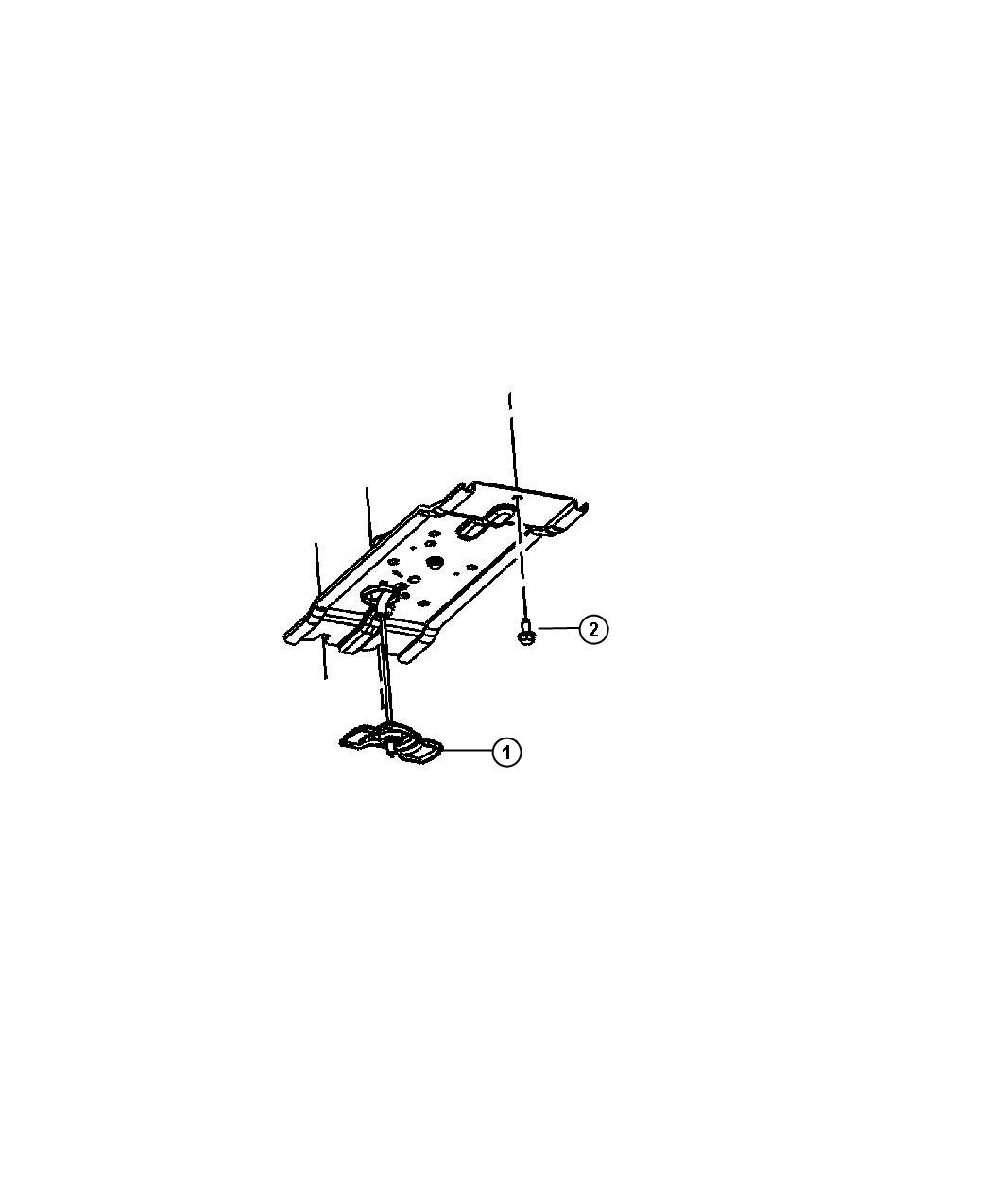 Diagram Spare Wheel Stowage. for your Jeep Commander  