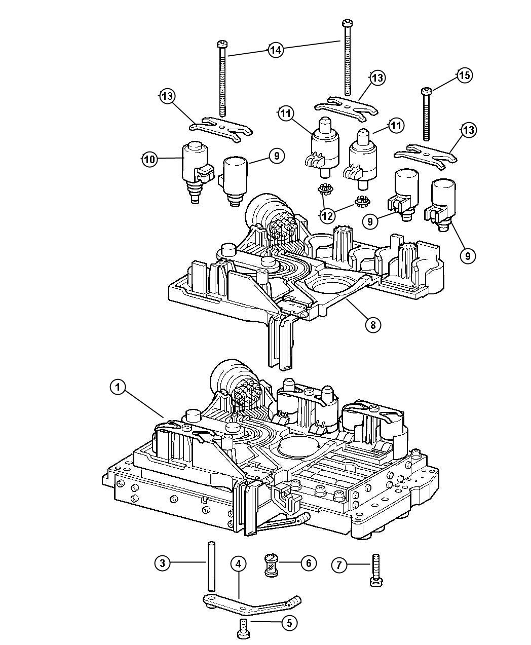 Diagram Electronic / Hydraulic Control Unit. for your Dodge Charger  