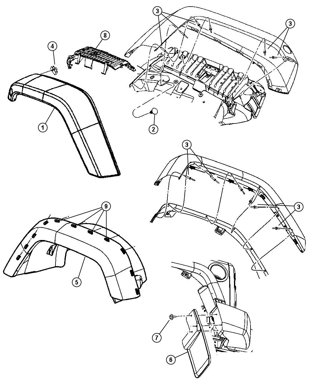 Diagram Flares. for your Jeep