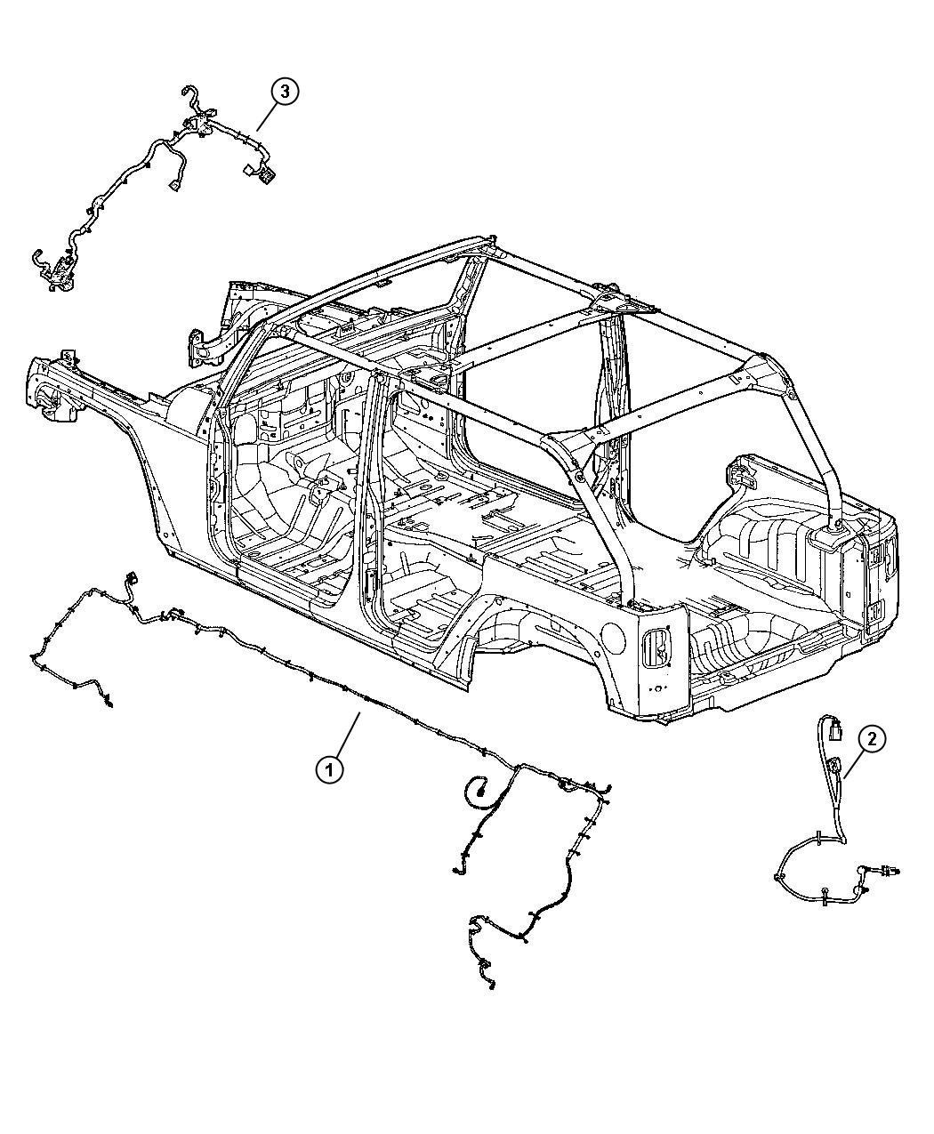Full size assembly image of Wiring Chassis. (1/1)