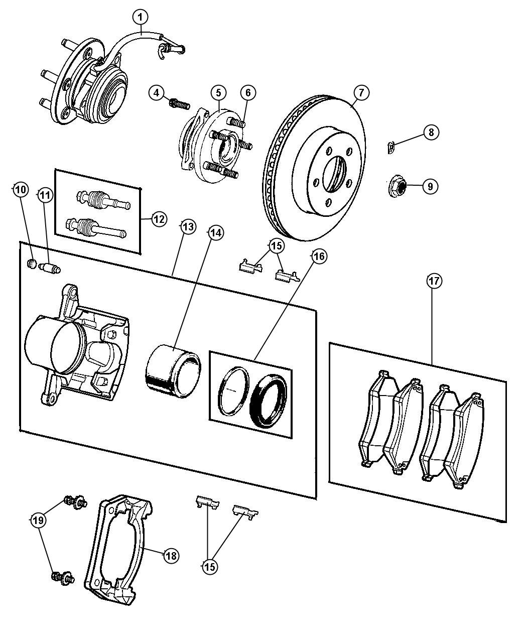 Brakes,Front. Diagram