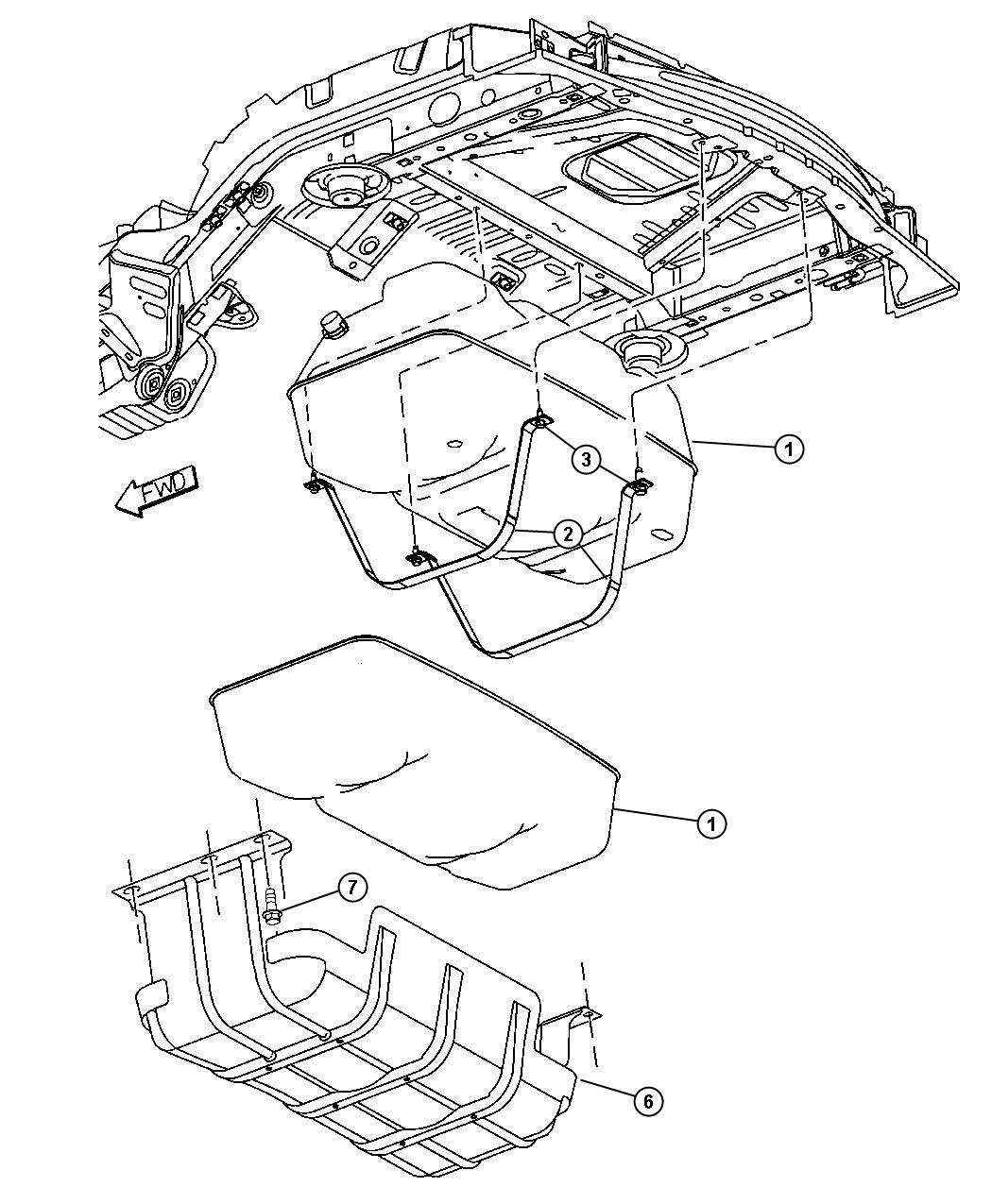 Tank, Filter and Fuel. Diagram