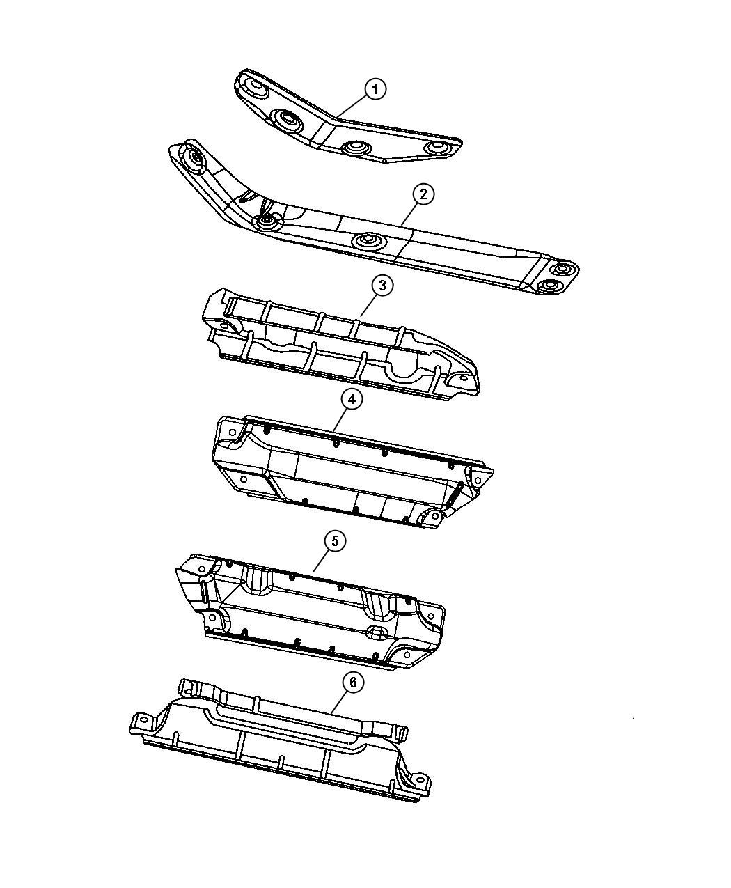 Diagram Heat Shields,4.7L [4.7L V8 MPI Engine][4.7L V8 FFV Engine] , 5.7L [All 5.7L 8Cyl Gas Engines]. for your 2003 Chrysler 300 M  